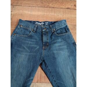 Men's Wrangler Retro Slim Boot Leg Jean Dark Wash Sz 30x34 (2097)